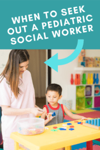 When to seek out a pediatric social worker