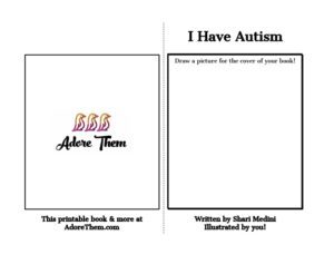 i have autism printable book