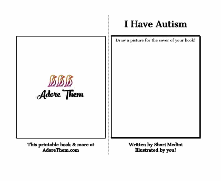 i have autism printable book