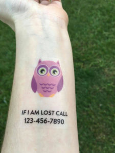 phone number tattoos