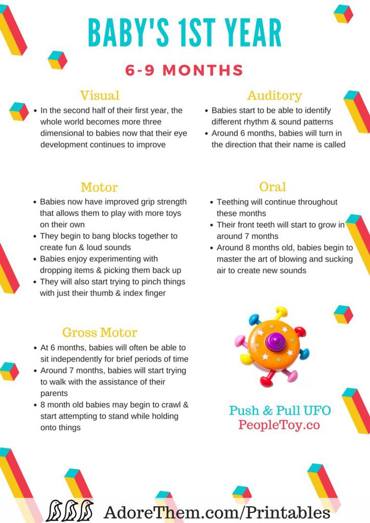 Developmental Milestones for Baby's First Year - Adore Them Parenting