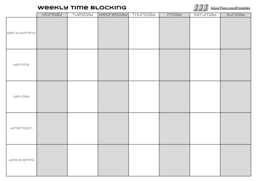time blocking