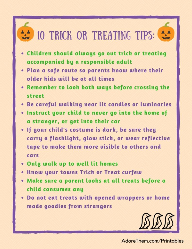10 Trick or Treating Tips Adore Them Parenting