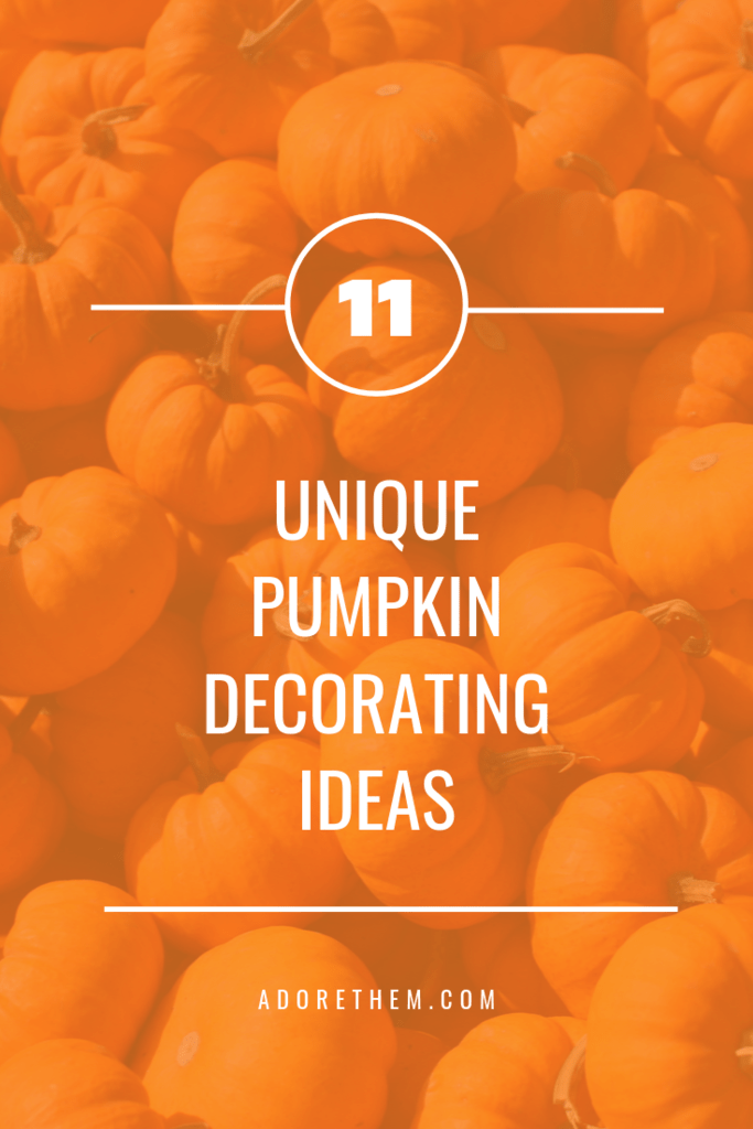 unique pumpkin decorating ideas