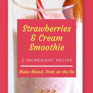 strawberry and cream smoothie recipe