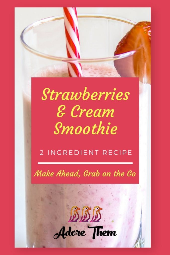 strawberry and cream smoothie recipe