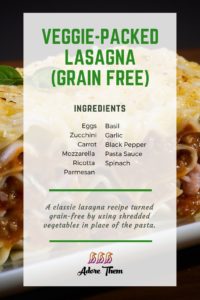 vegetarian lasagna