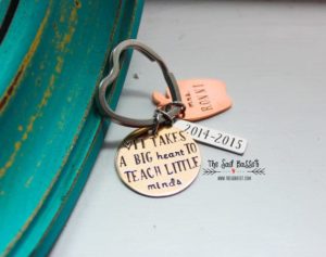 teacher gift keychain