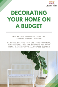 decorating on a budget