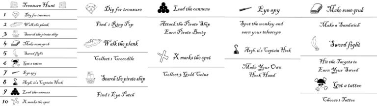 Free Pirate Party Printables for Kids - Adore Them Parenting