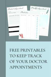 doctor appointment printables