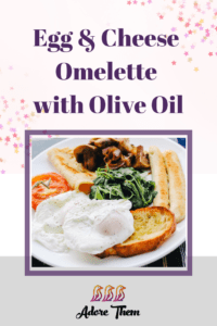 Egg Cheese Omelette with Olive Oil graphic