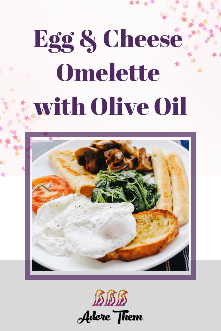 Egg Cheese Omelette with Olive Oil graphic