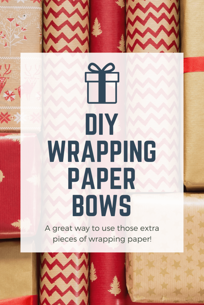 DIY wrapping paper bows