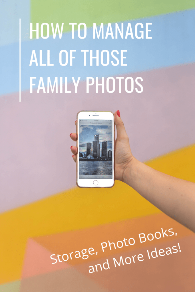 how to manage family photos