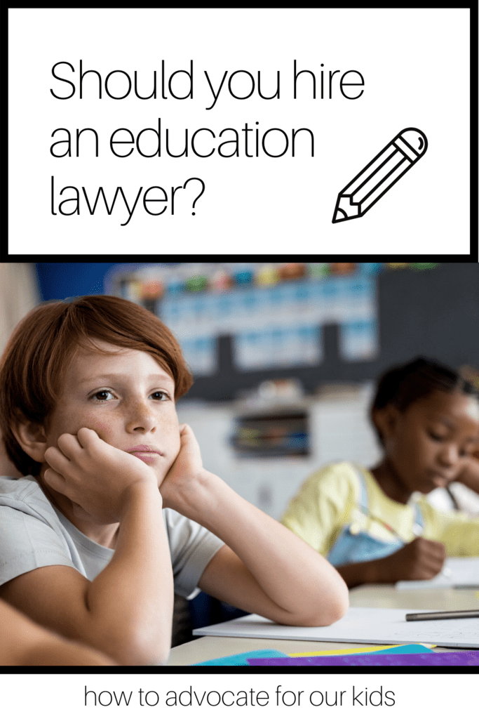 Should you hire an education lawyer