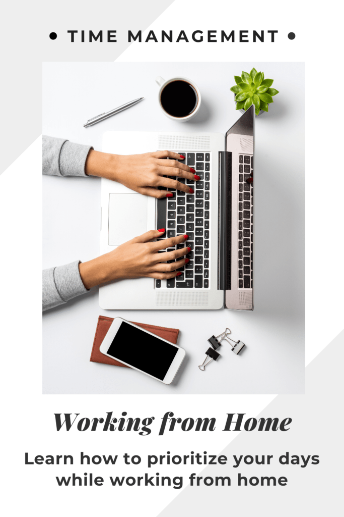 working from home time management