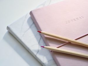 picture of a pink journal