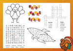 Free Printable Thanksgiving Placemat for Kids - Adore Them Parenting