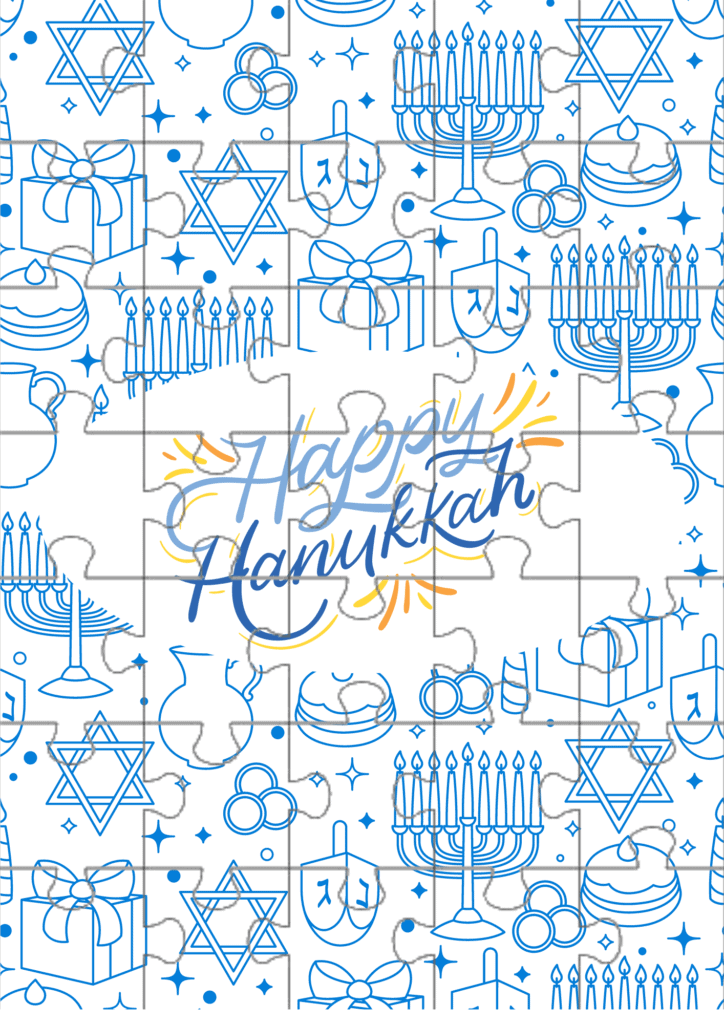 printable hanukkah puzzle