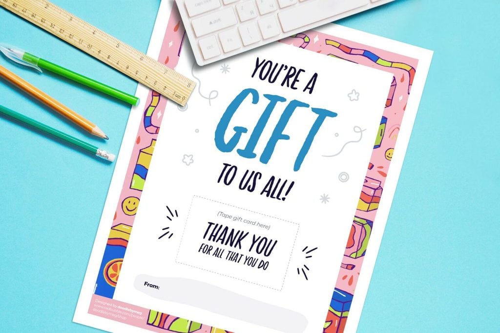 Gift Ideas for Your Child’s Teacher + Free Printables