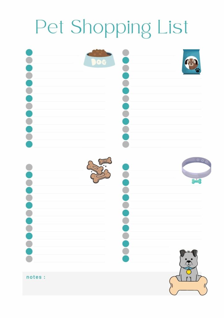 Pet Information Kit Free Pet Printables for Your Family