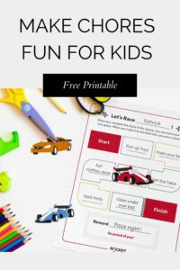 Make Chores fun for kids graphic