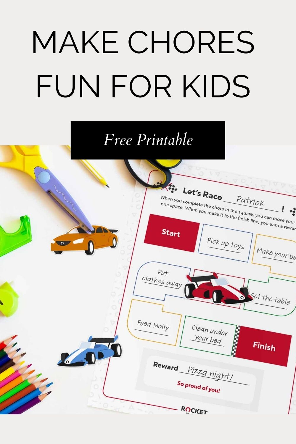 Make Chores fun for kids graphic