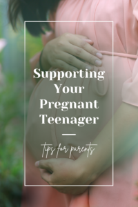 pregnant teenager support graphic