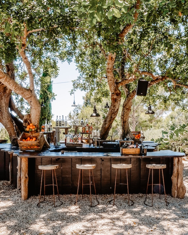 outdoor bar