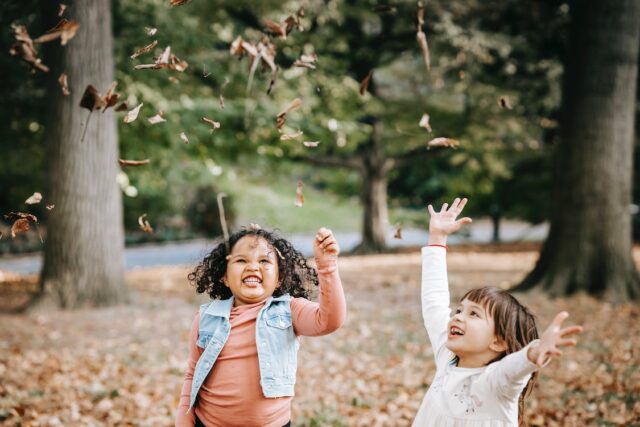 kids playing outside