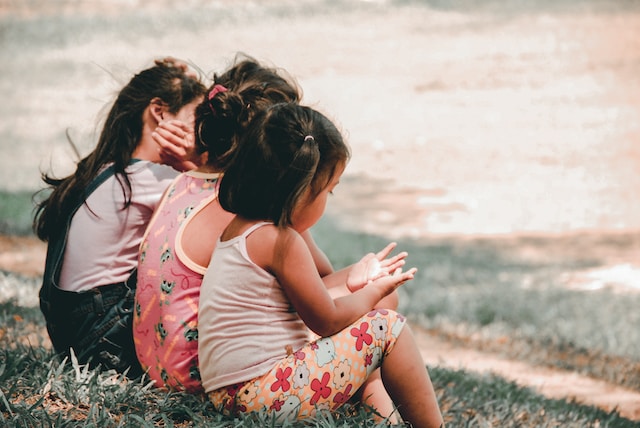 kids sitting together