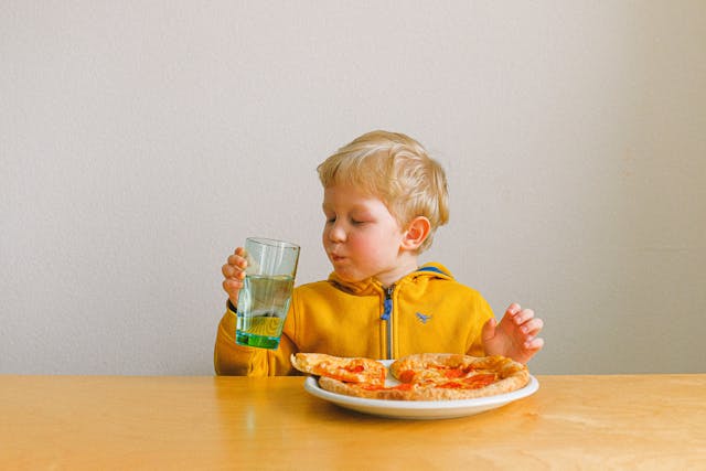 child eating