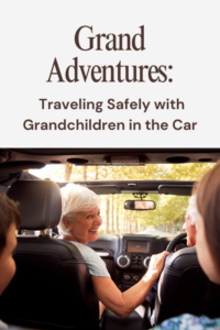 grandparents in car with grandkids