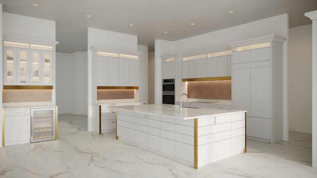 new white kitchen