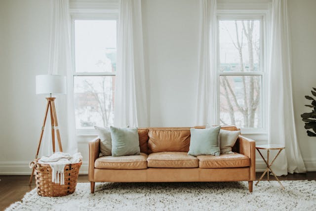 wool rug in family room