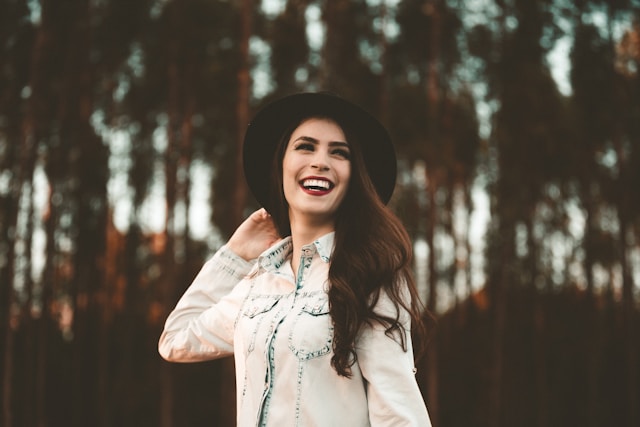 happy woman