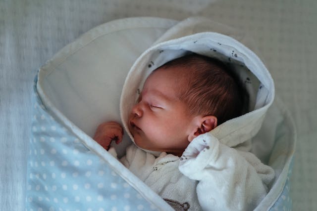 baby boy sleeping