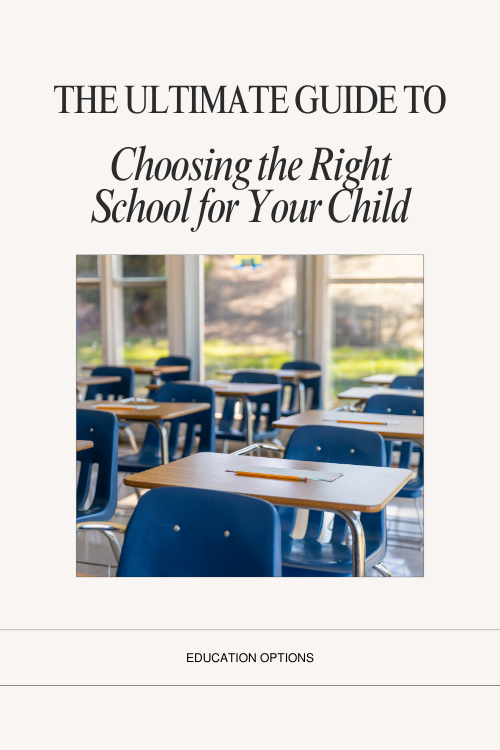 bright classroom with desks