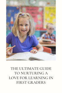 happy girl learning