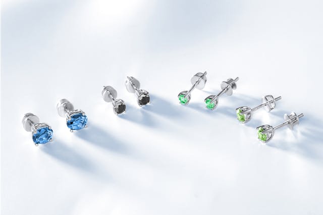colorful stud earrings