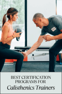Calisthenics Trainer with client