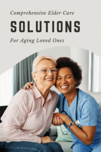senior woman with care giver