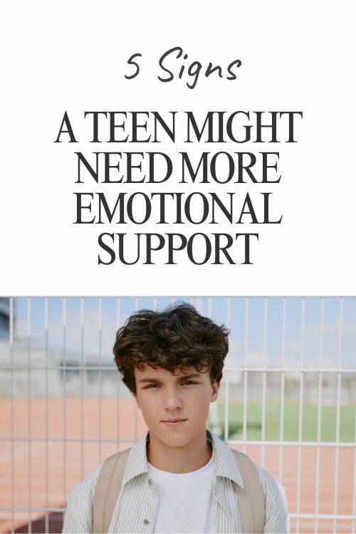 teen boy worried