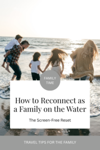family at beach