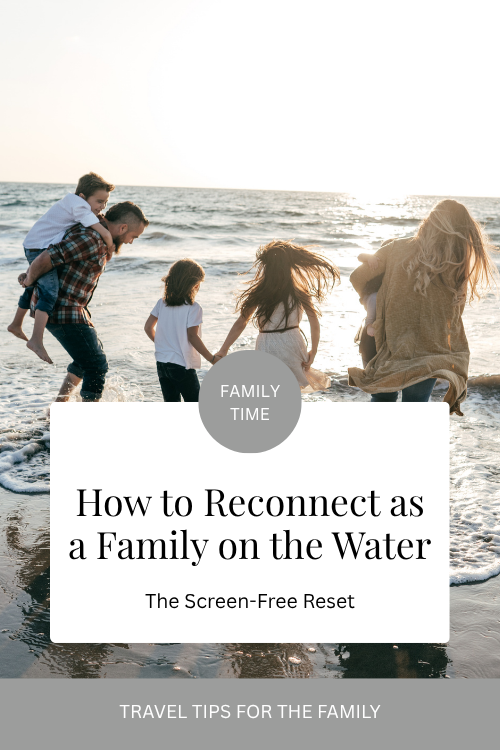 family at beach