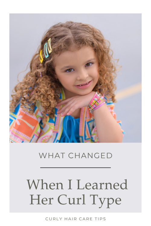 girl with curly hair