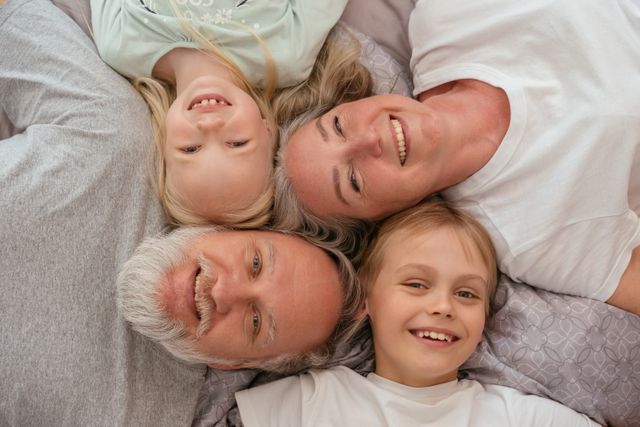 family smiling
