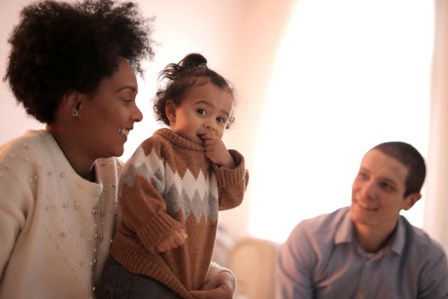 sweet family moment