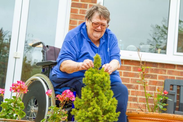 woman in wheel chair